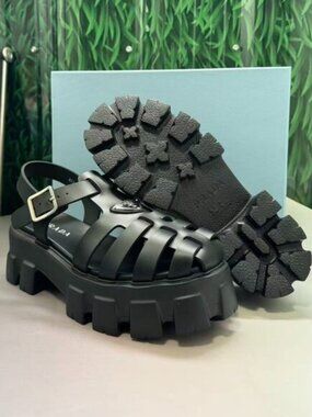 Prada Women's Black Sandals